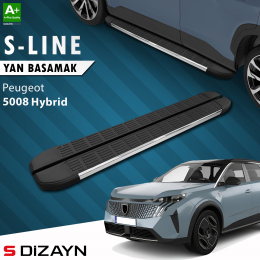 S-Dizayn Peugeot 5008 3 Hybrid S-Line Krom Yan Basamak 183 Cm 2024 Üzeri A+ Kalite
