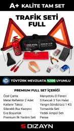 S-Dizayn Premium Araç Trafik Seti Full Paket 12 Parça A+ Kalite