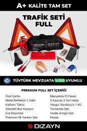 S-Dizayn Premium Araç Trafik Seti Full Paket 12 Parça A+ Kalite
