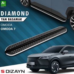 S-Dizayn Omoda Omoda7 Diamond Krom Yan Basamak 183 Cm 2025 Üzeri A+ Kalite