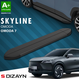 S-Dizayn Omoda Omoda7 Skyline Siyah Yan Basamak 183 Cm 2025 Üzeri A+ Kalite
