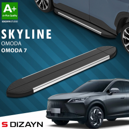 S-Dizayn Omoda Omoda7 Skyline Krom Yan Basamak 183 Cm 2025 Üzeri A+ Kalite
