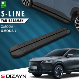 S-Dizayn Omoda Omoda7 S-Line Siyah Yan Basamak 183 Cm 2025 Üzeri A+ Kalite