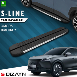 S-Dizayn Omoda Omoda7 S-Line Krom Yan Basamak 183 Cm 2025 Üzeri A+ Kalite
