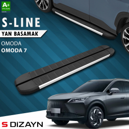 S-Dizayn Omoda Omoda7 S-Line Aluminyum Yan Basamak 183 Cm 2025 Üzeri A+ Kalite
