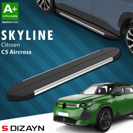 S-Dizayn Citroen C5 Aircross 2 Hybrid Benzinli Skyline Krom Yan Basamak 193 Cm 2025 Üzeri A+ Kalite