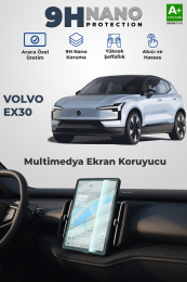 S-Dizayn Volvo EX30 11.2 İnç 9H Nano Multimedya Ekran Koruyucu (PARLAK) 2024 Üzeri A+ Kalite