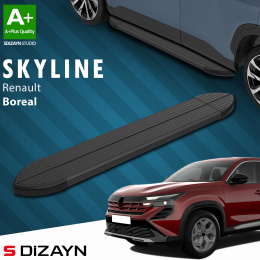 S-Dizayn Renault Boreal Skyline Siyah Yan Basamak 183 Cm 2025 Üzeri A+ Kalite