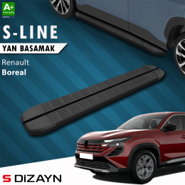 S-Dizayn Renault Boreal S-Line Siyah Yan Basamak 183 Cm 2025 Üzeri A+ Kalite