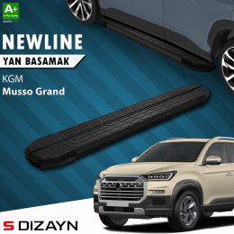 S-Dizayn KGM Musso Grand NewLine Siyah Yan Basamak 213 Cm 2026 Üzeri A+ Kalite