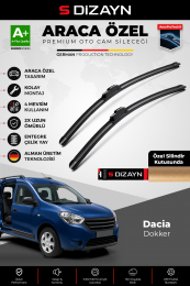 S-Dizayn Dacia Dokker Ön Cam Silecek Seti 2012-2015 Premium Araca Özel 55-40 Cm  A+ Kalite