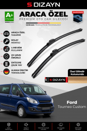 S-Dizayn Ford Tourneo Custom Ön Cam Silecek Seti 2012-2023 Premium Araca Özel 75-70 Cm  A+ Kalite