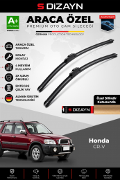 S-Dizayn Honda CR-V Ön Cam Silecek Seti 1995-2002 Premium Araca Özel 48-48 Cm  A+ Kalite