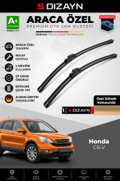 S-Dizayn Honda CR-V Ön Cam Silecek Seti 2006-2012 Premium Araca Özel 65-43 Cm  A+ Kalite