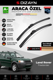 S-Dizayn Land Rover Freelander Ön Cam Silecek Seti 1997-2006 Premium Araca Özel 55-50 Cm  A+ Kalite