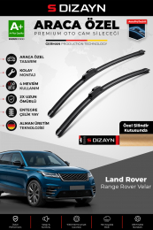S-Dizayn Land Rover Range Rover Velar Ön Cam Silecek Seti 2017 Üzeri Premium Araca Özel 65-48 Cm  A+ Kalite