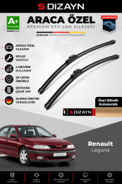 S-Dizayn Renault Laguna Ön Cam Silecek Seti 1993-2001 Premium Araca Özel 60-45 Cm  A+ Kalite