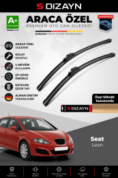 S-Dizayn Seat Leon Ön Cam Silecek Seti 2005-2012 Premium Araca Özel 65-65 Cm  A+ Kalite