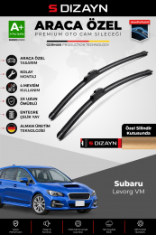 S-Dizayn Subaru Levorg VM Ön Cam Silecek Seti 2015-2020 Premium Araca Özel 65-40 Cm A+ Kalite