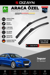 S-Dizayn Jaguar XJ Ön Cam Silecek Seti 2010-2019 Premium Araca Özel 60-48 Cm A+ Kalite