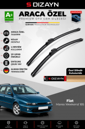 S-Dizayn Fiat Marea Weekend 185 Ön Cam Silecek Seti 1999-2007 Premium Araca Özel 60-48 Cm A+ Kalite