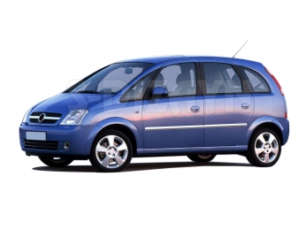 S-Dizayn Opel Meriva A Krom Yan Kapı Çıtası 4 Prç 2002-2010
