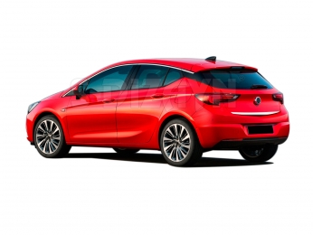S-Dizayn Opel Astra K HB Krom Bagaj Alt Çıta 2015 Üzeri