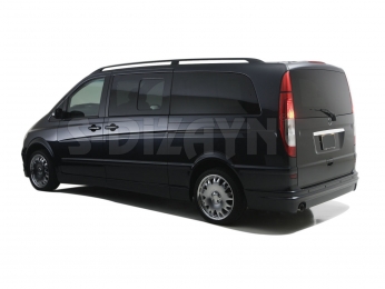 S-Dizayn Mercedes Viano W639 Krom Bagaj Çıtası 2004-2014