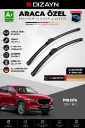 S-Dizayn Mazda CX-5 KF Ön Cam Silecek Seti 2017 Üzeri Premium Araca Özel 60-45 Cm A+ Kalite