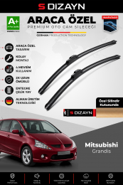 S-Dizayn Mitsubishi Grandis Ön Cam Silecek Seti 2003-2011 Premium Araca Özel 70-55 Cm A+ Kalite