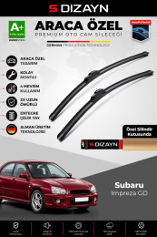 S-Dizayn Subaru Impreza GD Ön Cam Silecek Seti 2000-2007 Premium Araca Özel 55-40 Cm A+ Kalite