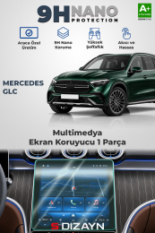 S-Dizayn Mercedes GLC X254 11.9 İnç 9H Nano Multimedya Ekran Koruyucu (PARLAK) 2023 Üzeri A+ Kalite