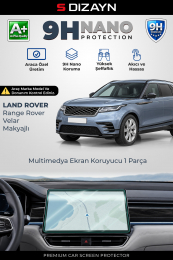 S-Dizayn Range Rover Velar Makyajlı 11.4 İnç 9H Nano Multimedya Ekran Koruyucu (PARLAK) 2023 Üzeri A+ Kalite