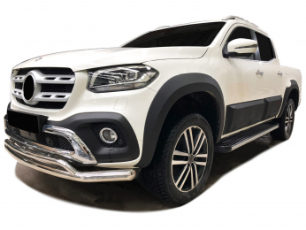 Mercedes X-Class Kapı Koruma ve Çamurluk Kaplaması Dodik Abs Plastik 2018 ve Üzeri