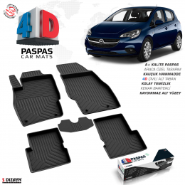 Opel Corsa E 4D Havuzlu Paspas 2014-2019 A+Kalite