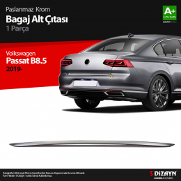 S-Dizayn VW Passat B8.5 Krom Bagaj Alt Çıtası 2019 ve Üzeri