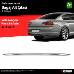 S-Dizayn VW Passat B8 Krom Bagaj Alt Çıtası 2015 Üzeri