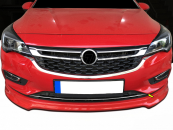 S-Dizayn Opel Astra K HB Krom Ön Tampon Alt Çıtası 1 Prç 2015-2019 Sensörlü