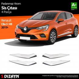 S-Dizayn Renault Clio 5 Krom Sis Çıtası 4 Prç. 2019-2023