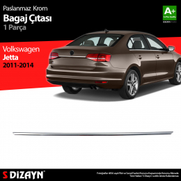 S-Dizayn VW Jetta Krom Bagaj Çıta 2011-2014