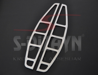 S-Dizayn Fiat Doblo Krom Stop Çerçevesi 2 Prç 2000-2006