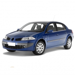 S-Dizayn Renault Megane 2 SD Krom Cam Çıtası 4 Prç 2004-2010