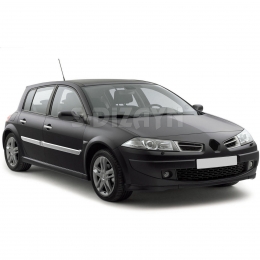 S-Dizayn Renault Megane 2 Krom Yan Kapı Çıtası 4 Prç 2006-2010