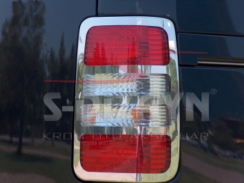 S-Dizayn VW Caddy Krom Stop Çerçevesi 2 Prç 2004-2015