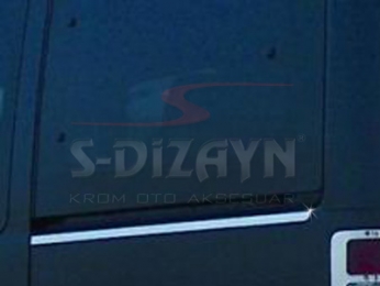 S-Dizayn Ford Connect Krom Sürgülü Kapı Çıtası 1 Prç 2002-2014