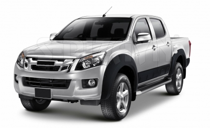 Isuzu D-Max Kapı Koruma Ve Çamurluk Kaplaması Dodik Seti Abs Plastik 2012 ve Üzeri