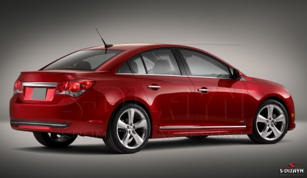 S-Dizayn Chevrolet Cruze SD Kapı Koruma Çıtası Krom 2011-2019