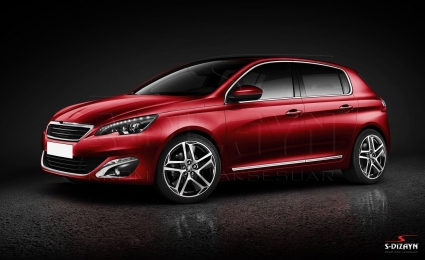 S-Dizayn Peugeot 308 Kapı Koruma Çıtası Krom 2014-2021