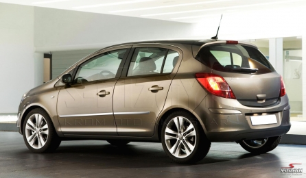 S-Dizayn Opel Corsa D Kapı Koruma Çıtası Krom 2007-2014