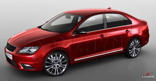 S-Dizayn Seat Toledo Kapı Koruma Çıtası Krom 2013-2019